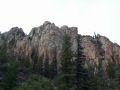 Looking up at a canyon wall near Cimaron.jpg